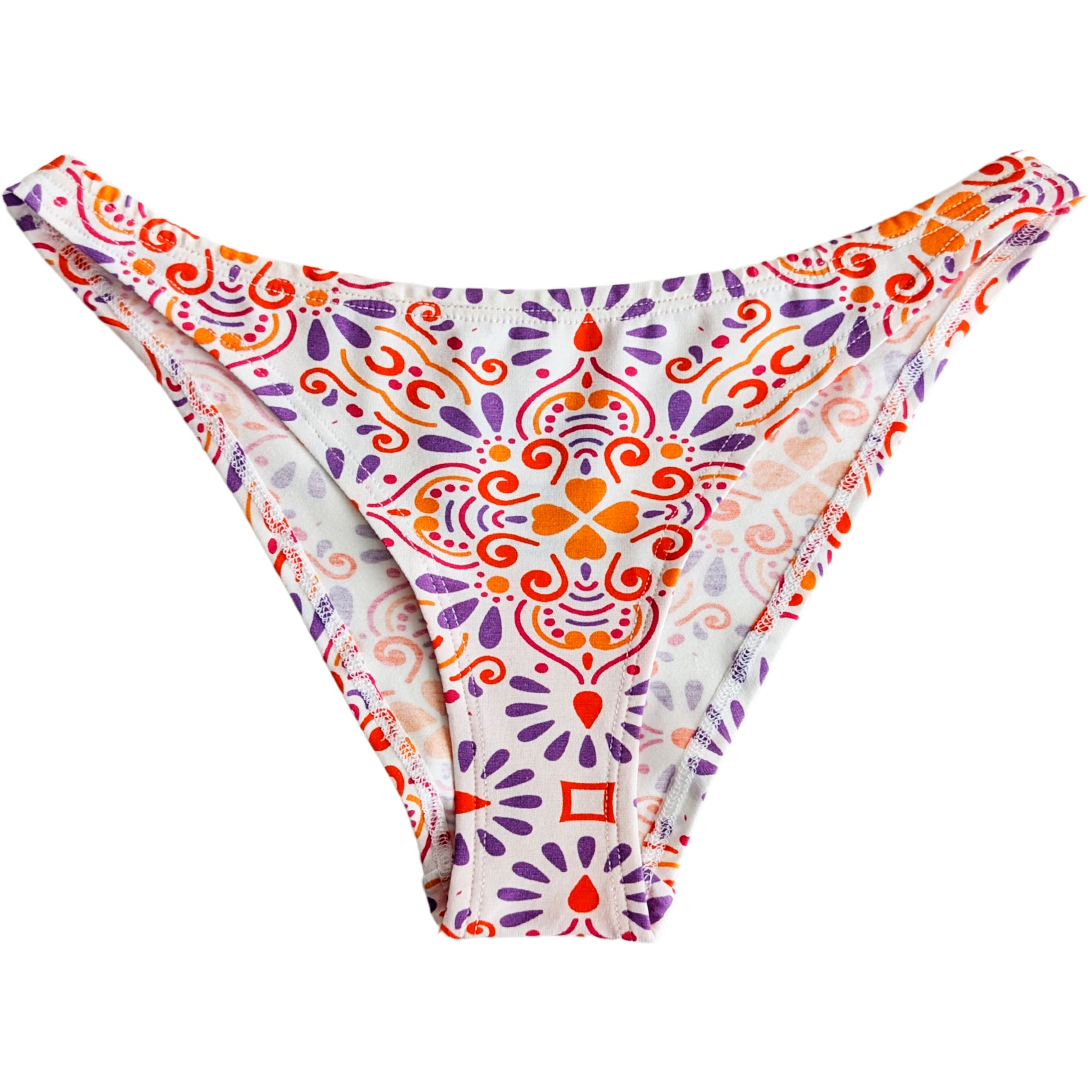 Mediterranean Organic Cotton Brazilian Panty Front