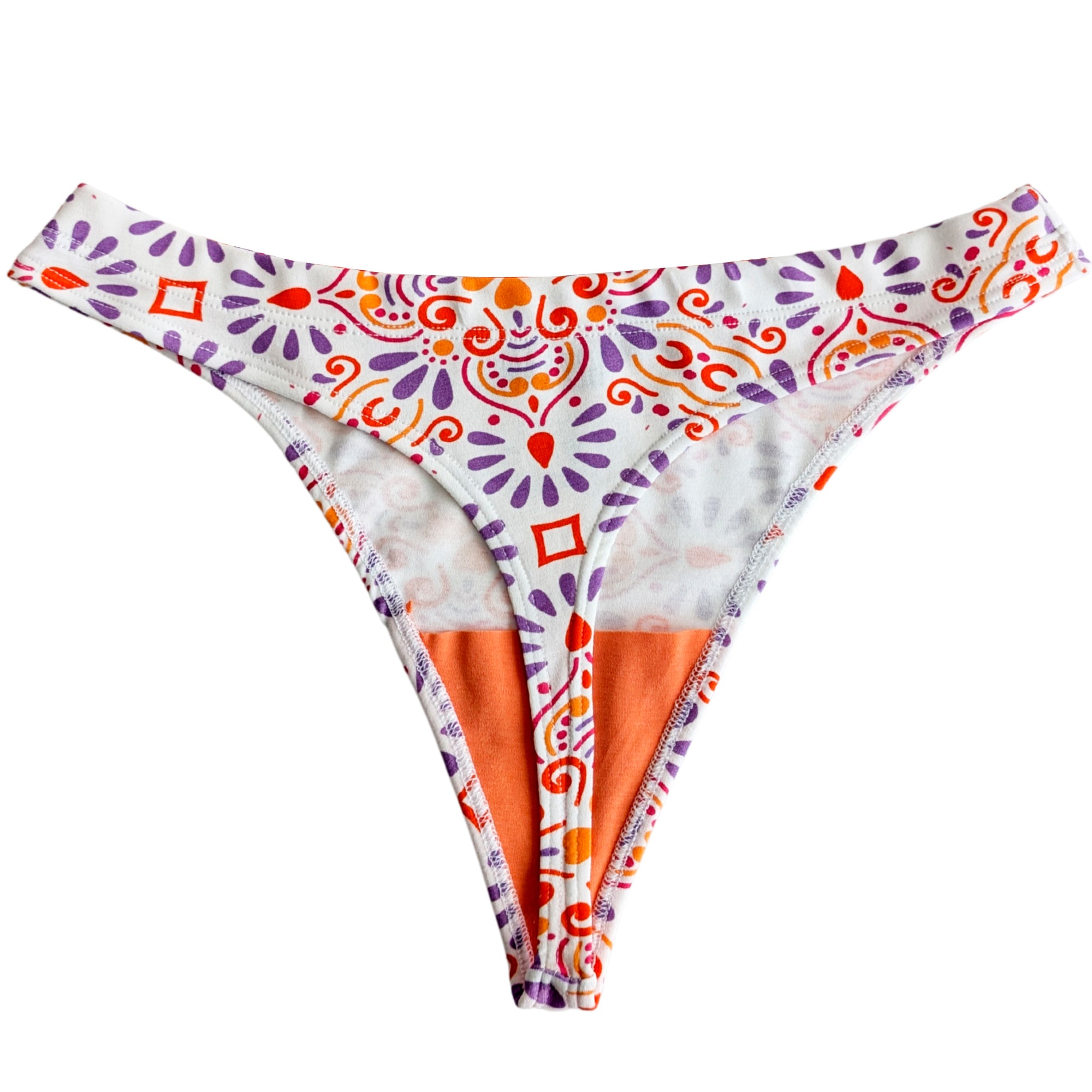 Mediterranean Supima Cotton Tanga Panty Back