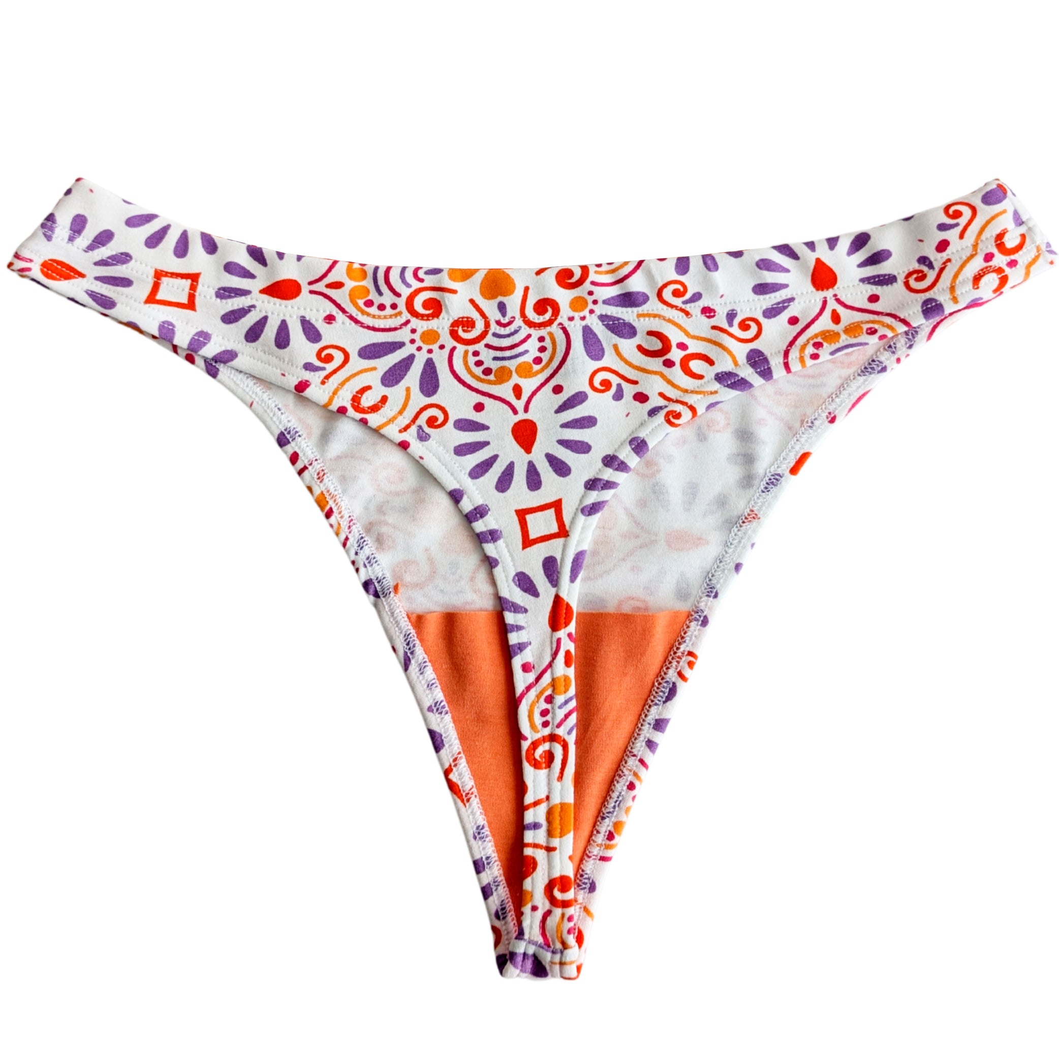 Mediterranean Supima Cotton Tanga Panty Back