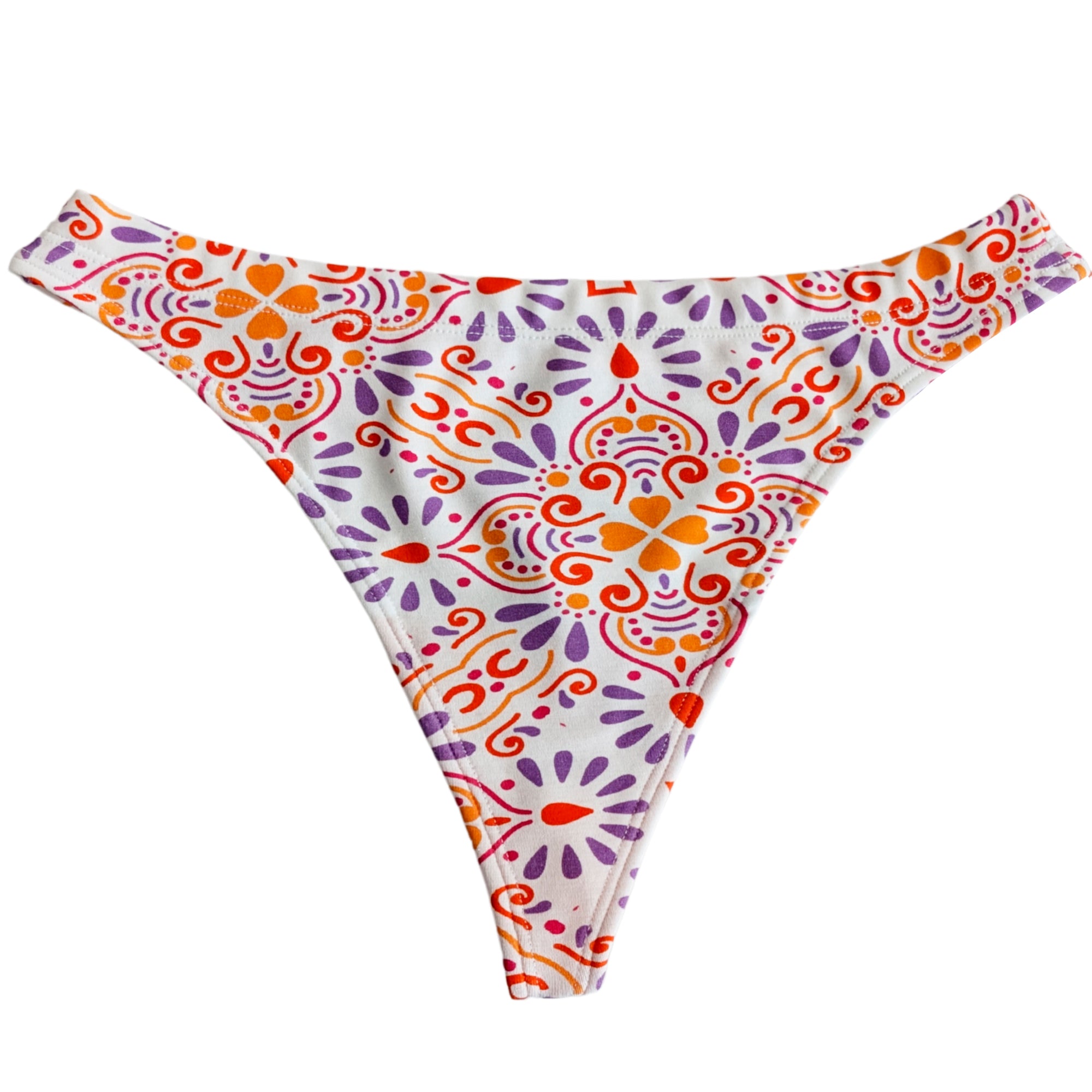 Mediterranean Supima Cotton Tanga Panty Front