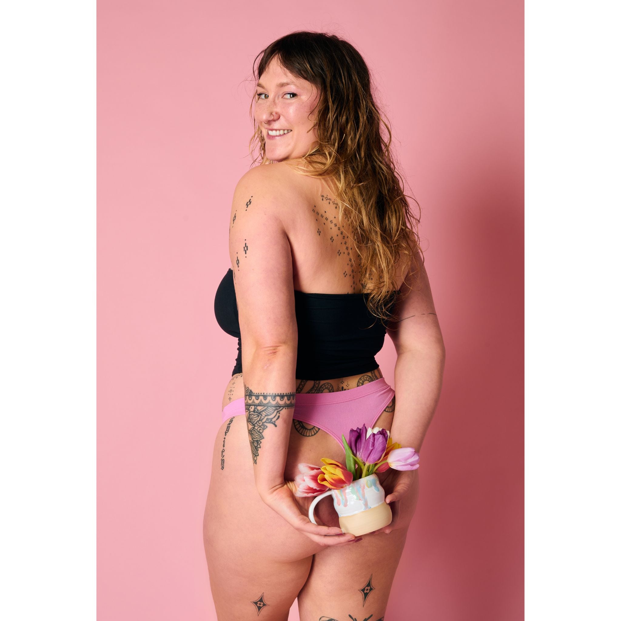 Bubblegum Micromodal Tanga Panty