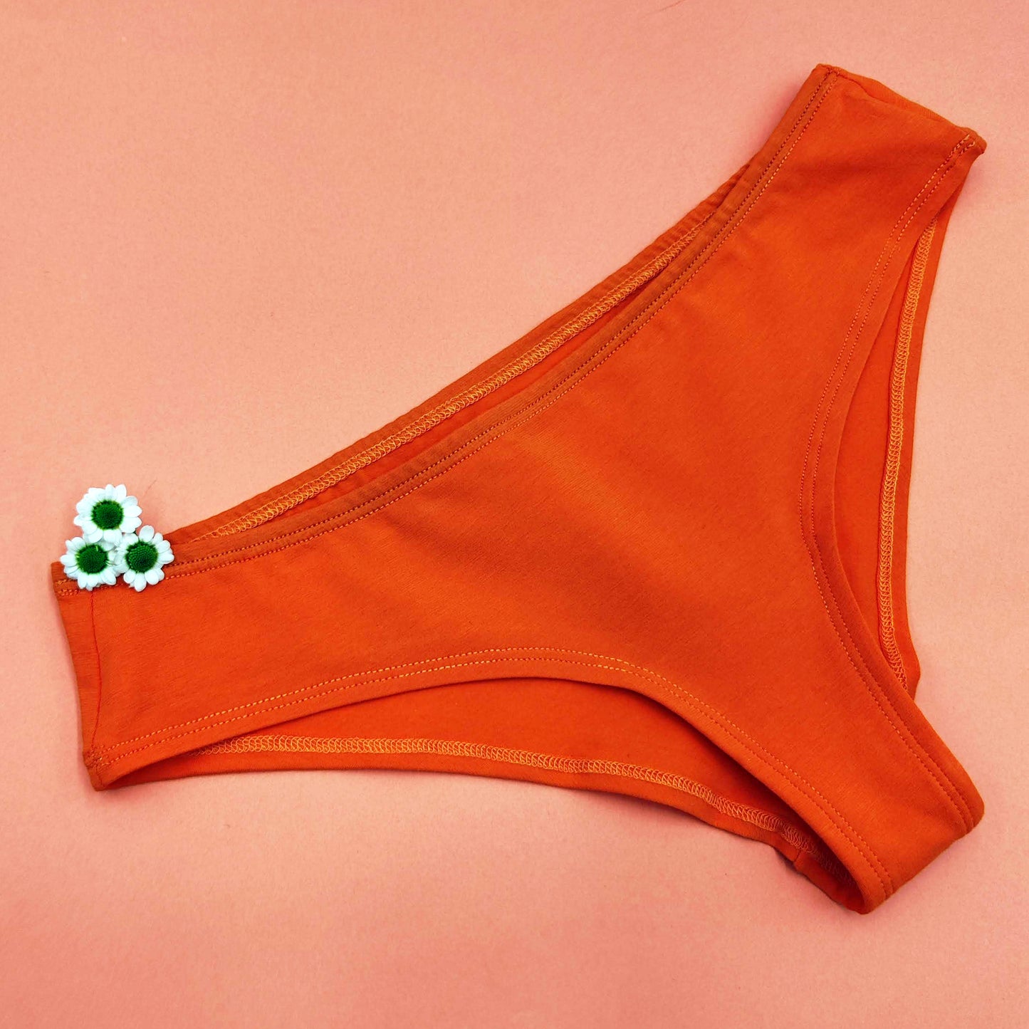 Orange Crush Bio-Baumwolle Cheeky Panty