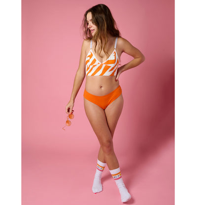 Orange Crush Organic Cotton Cheeky Panty