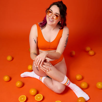 Orange Crush: The Everyday Soft Bra