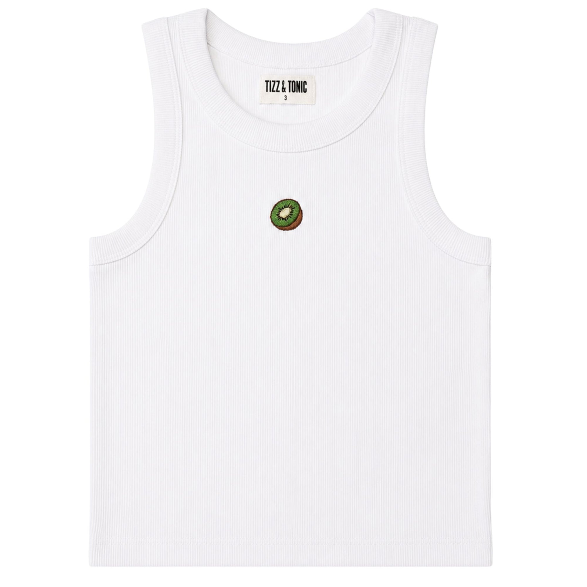 🥝Kiwi Jane Ribbed Organic Cotton Tank Top
