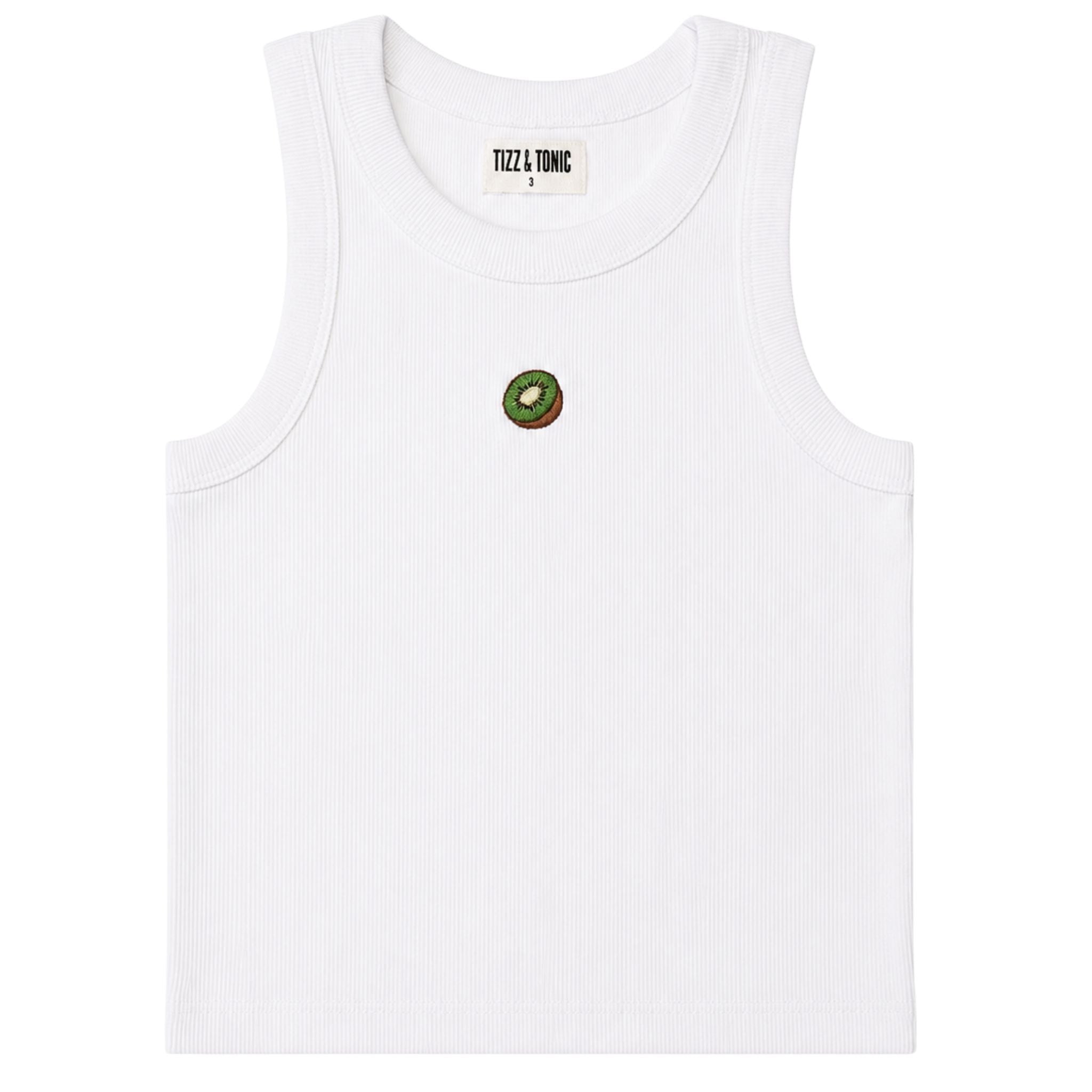🥝Kiwi Jane Geripptes Bio-Baumwoll Tank Top