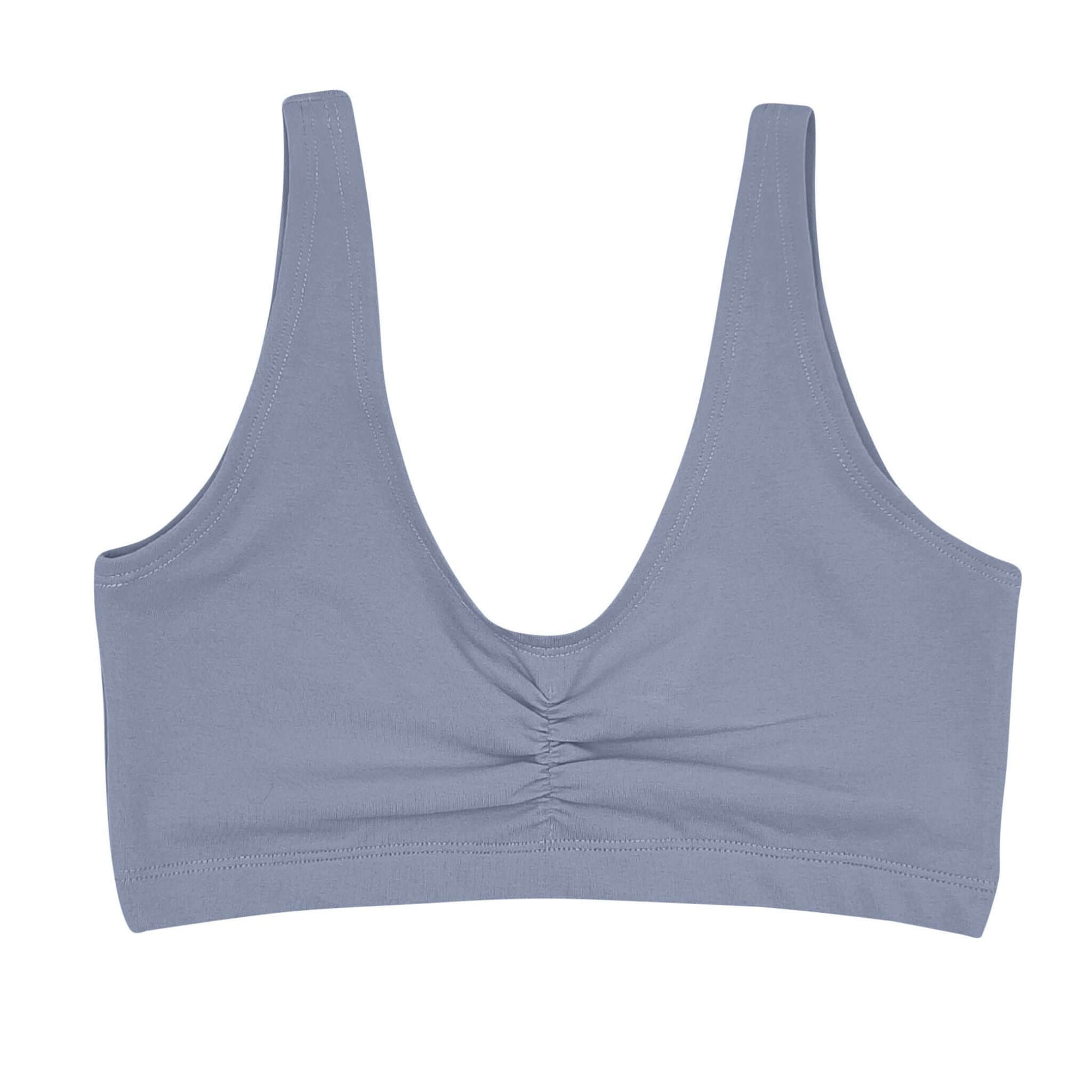 Foxy Grey Supima Cotton Soft Bra