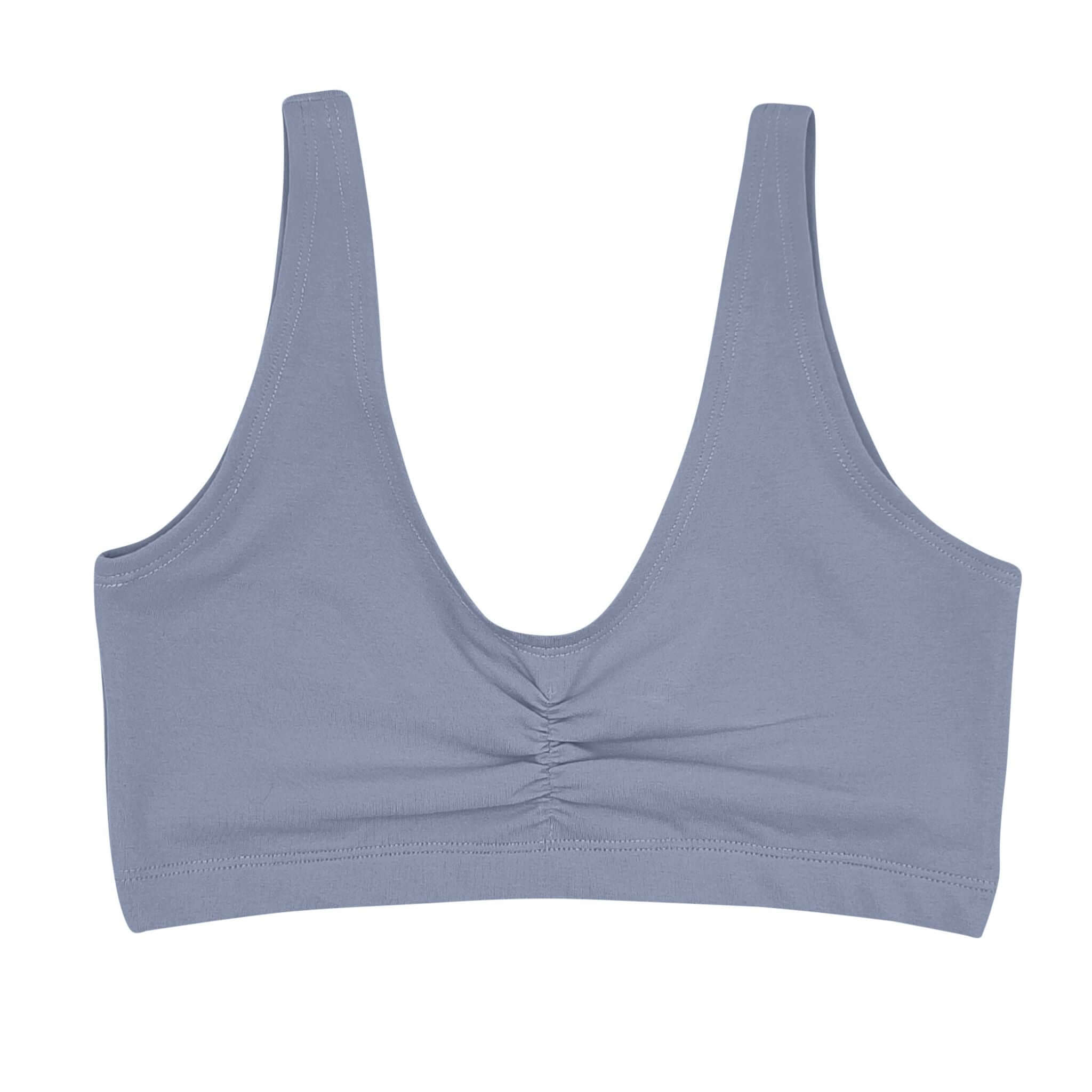 Foxy Grey Supima Cotton Soft Bra
