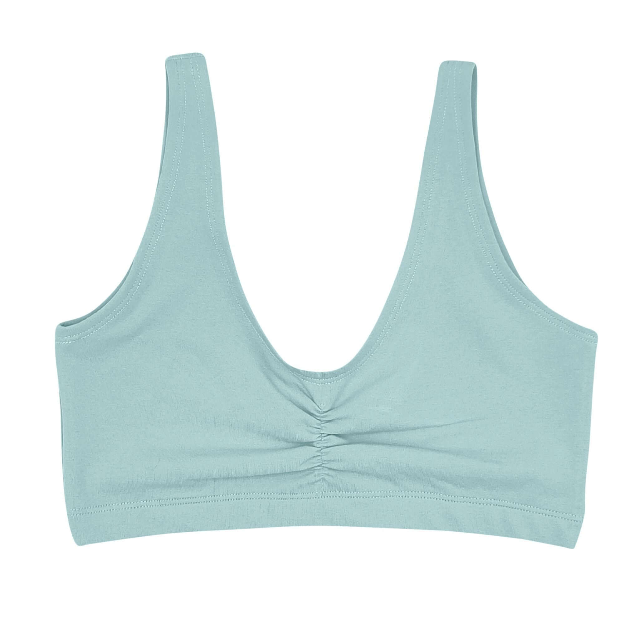 Baby Blue Supima Cotton Soft Bra