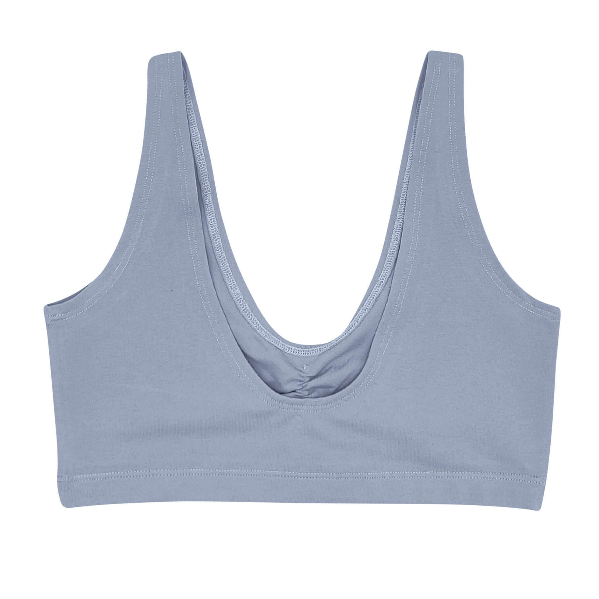 Foxy Grey Supima Cotton Soft Bra