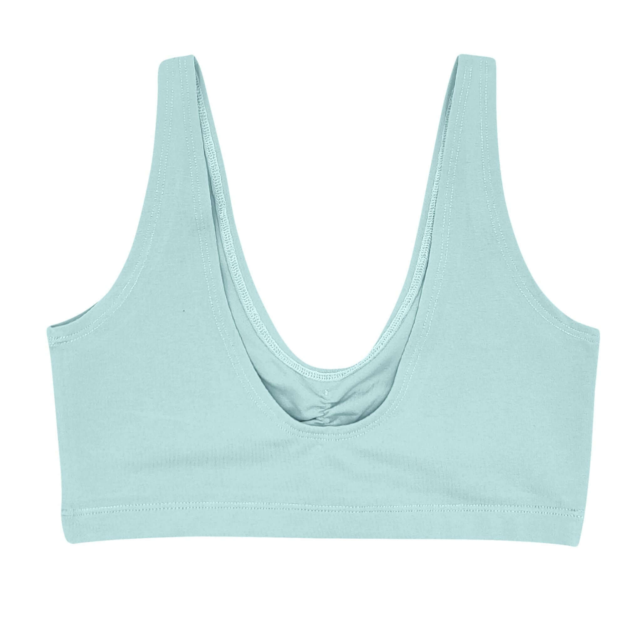 Baby Blue Supima Cotton Soft Bra