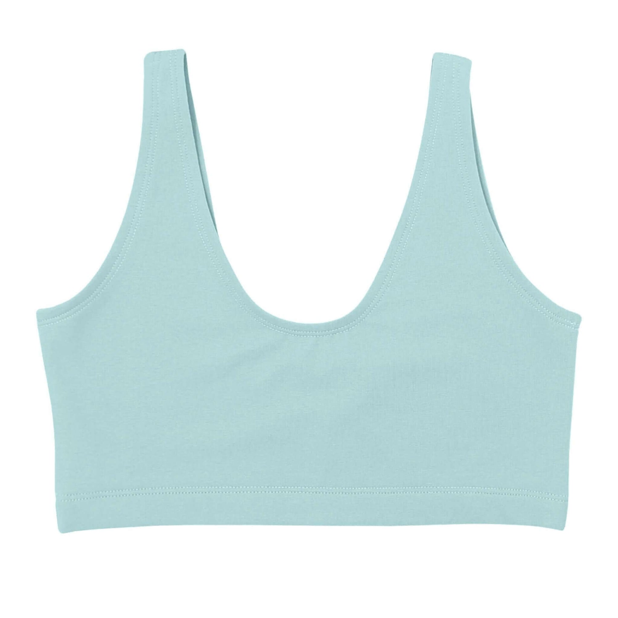 Baby Blue Supima Cotton Soft Bra