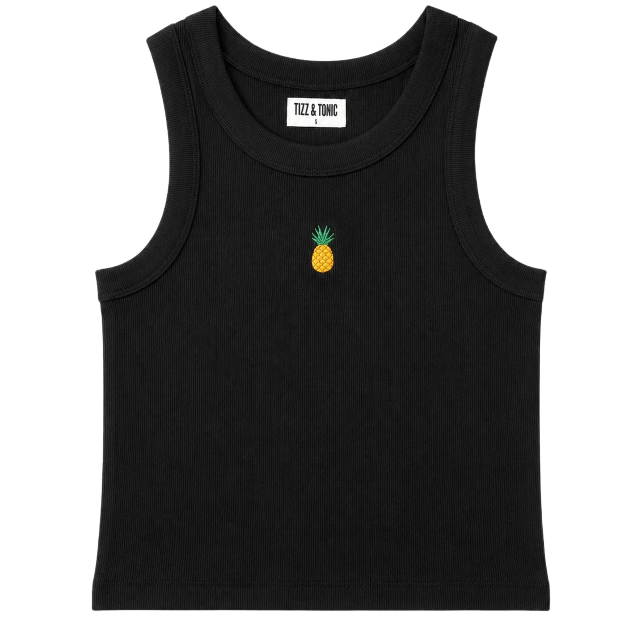 🍍 Pineapple Jane Ribbed Organic Cotton Tank Top