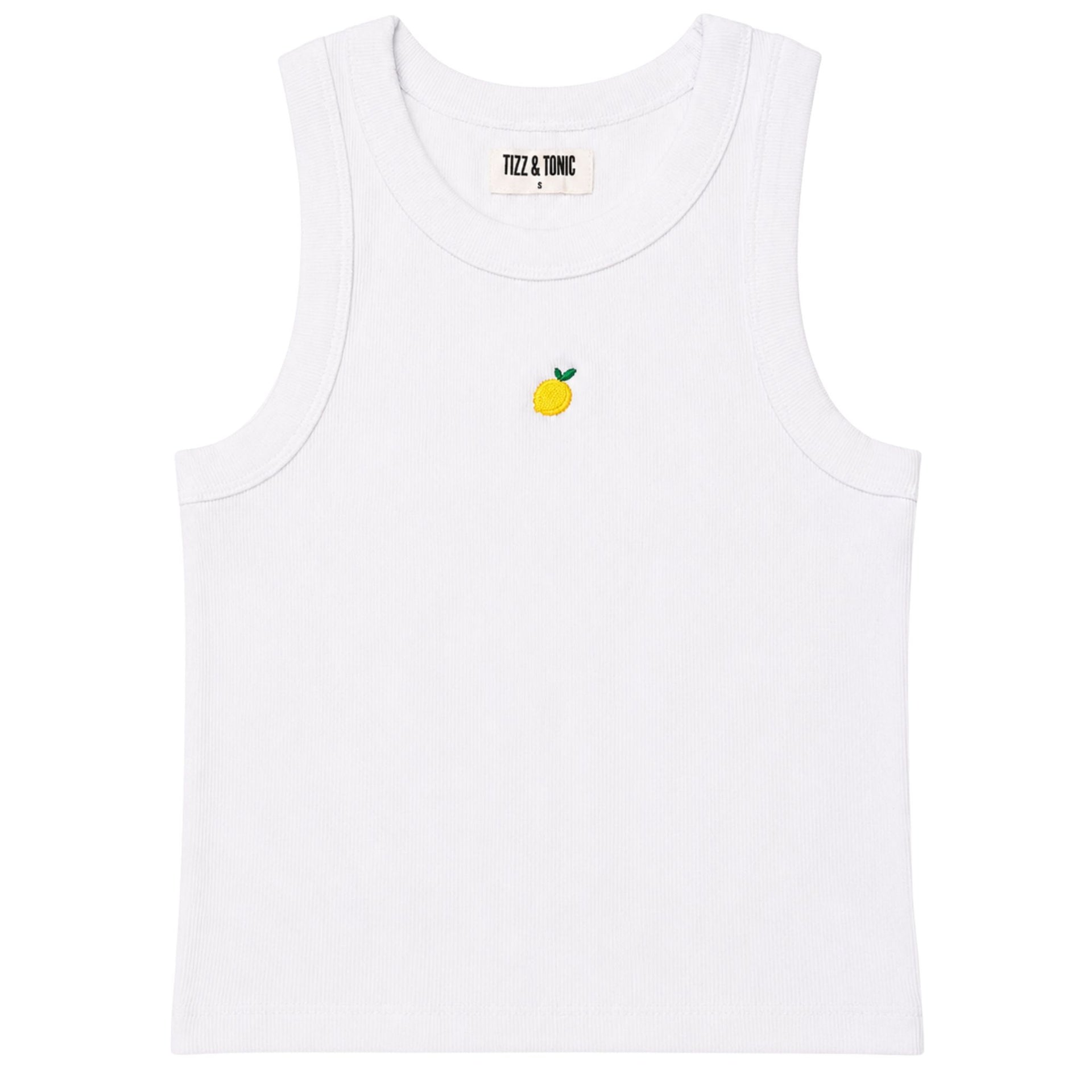🍋Zitrone Jane Geripptes Bio Baumwoll Tank Top