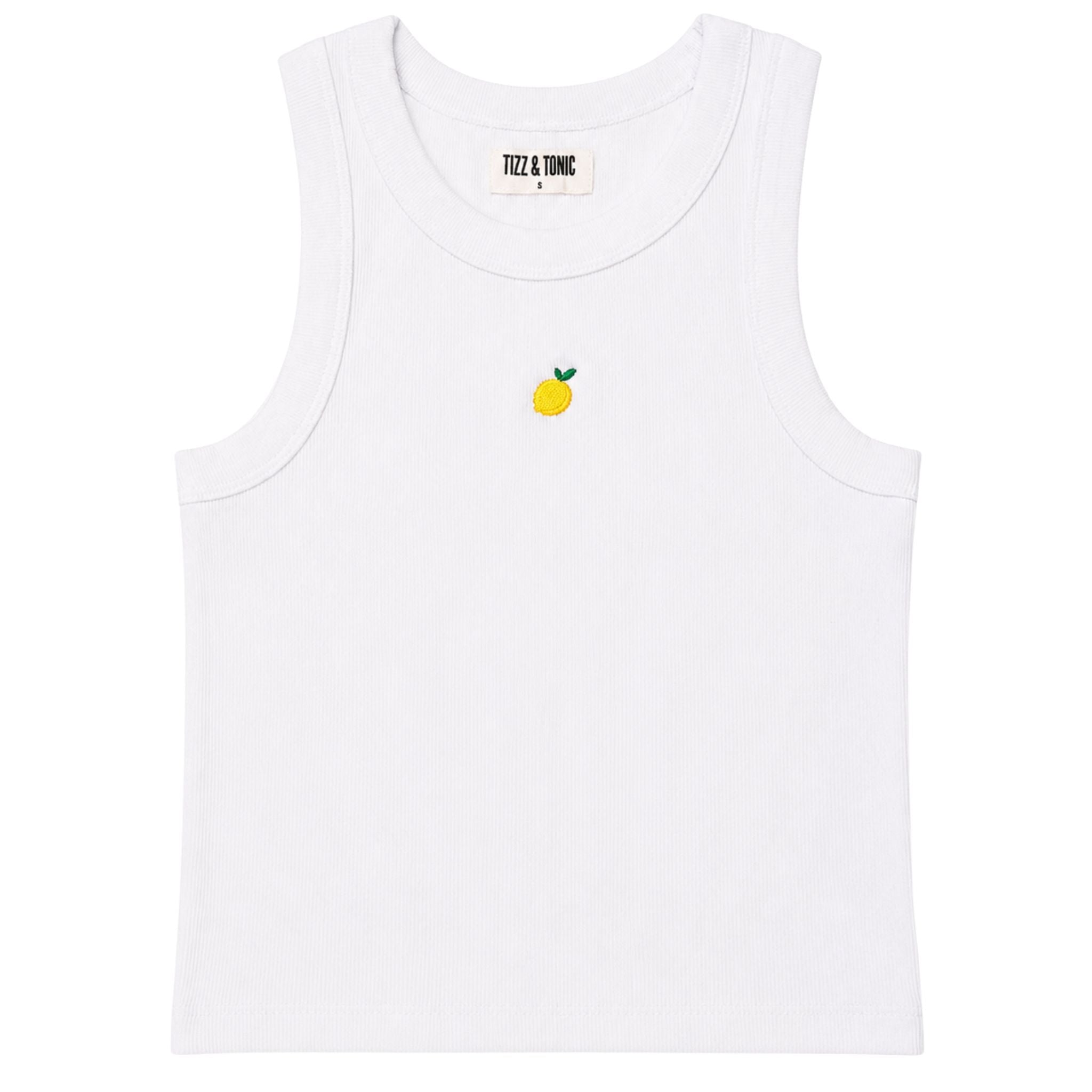 🍋Zitrone Jane Geripptes Bio-Baumwoll Tank Top