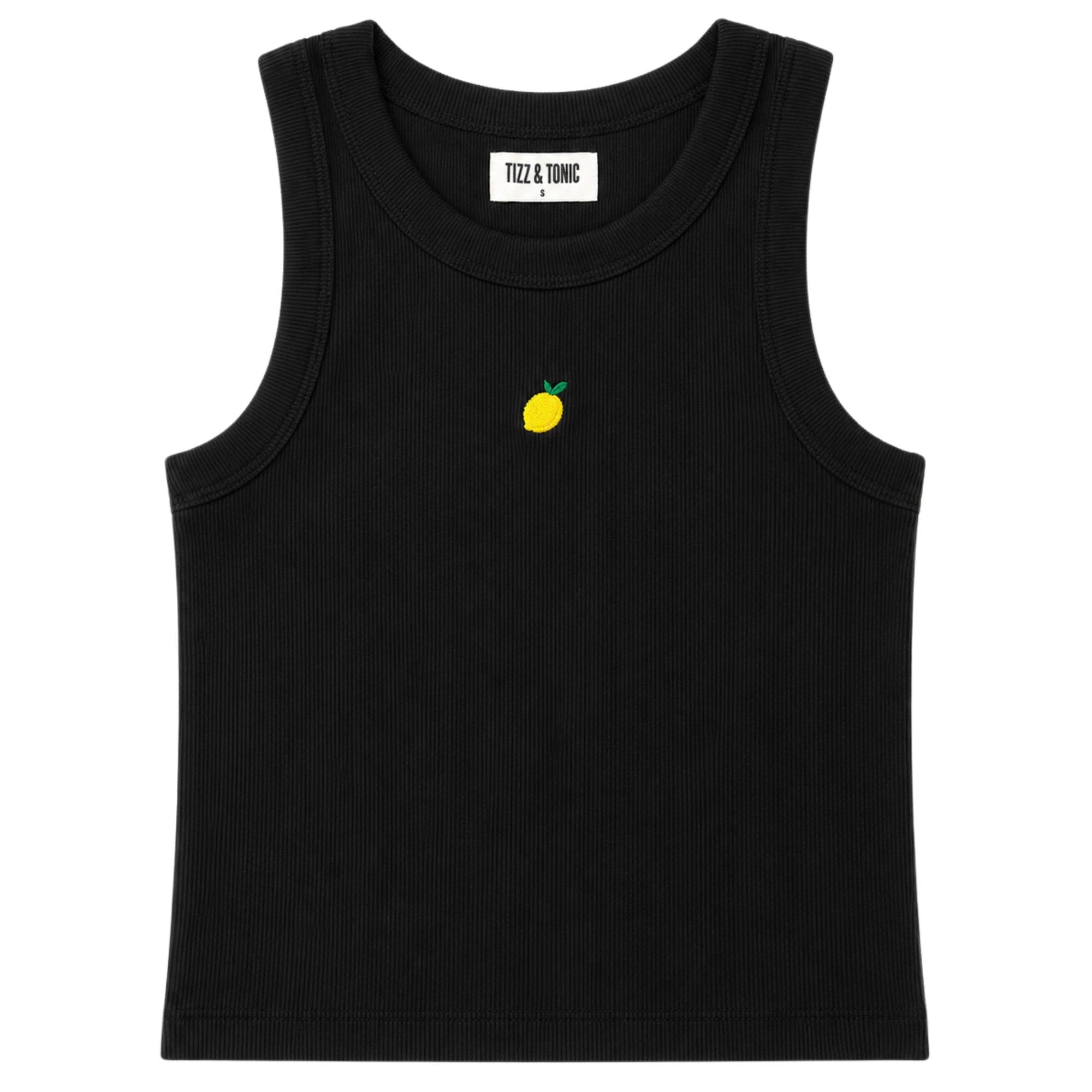 🍋Lemon Jane Ribbed Organic Cotton Tank Top