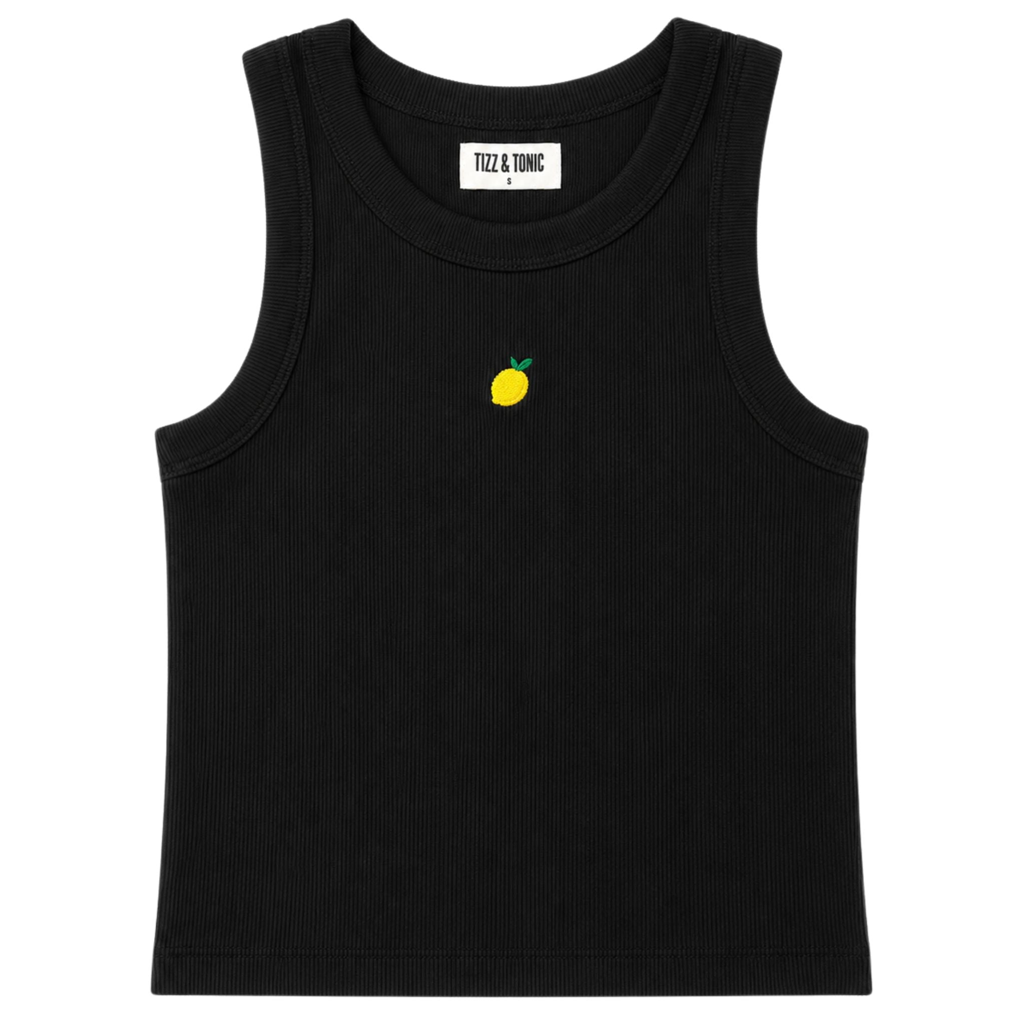 🍋Zitrone Jane Geripptes Bio-Baumwoll Tank Top