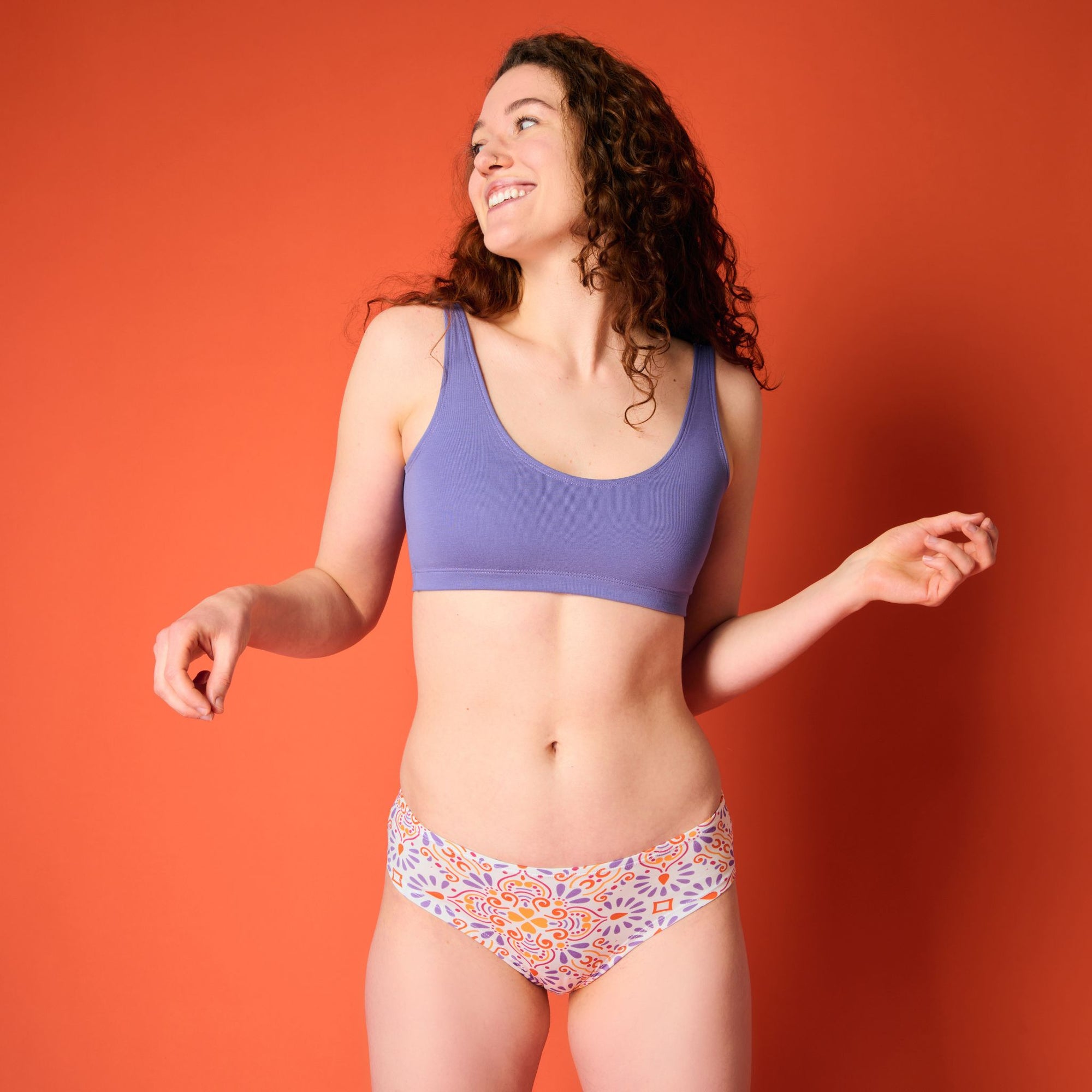 Mediterran Cheeky Slip aus Bio-Baumwolle