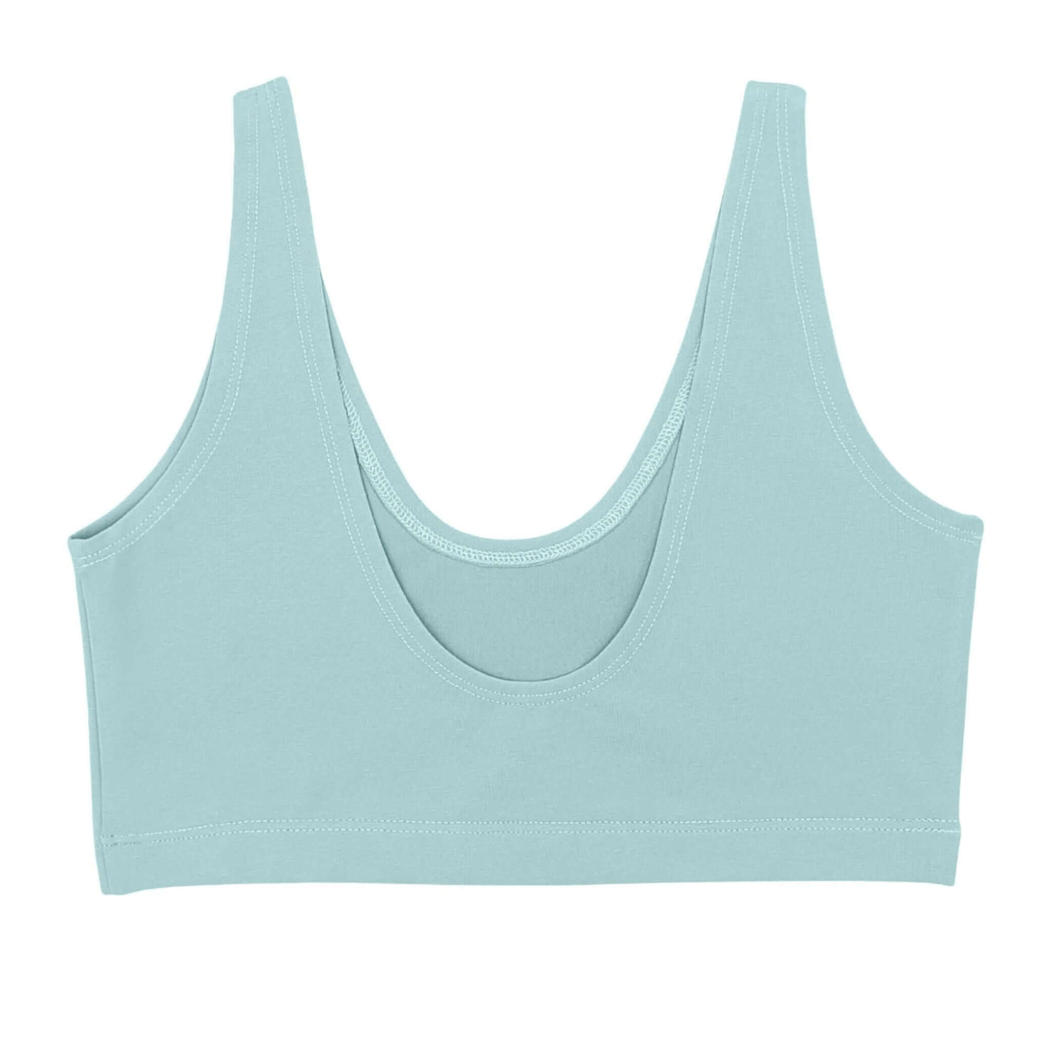 Baby Blue Supima Cotton Soft Bra