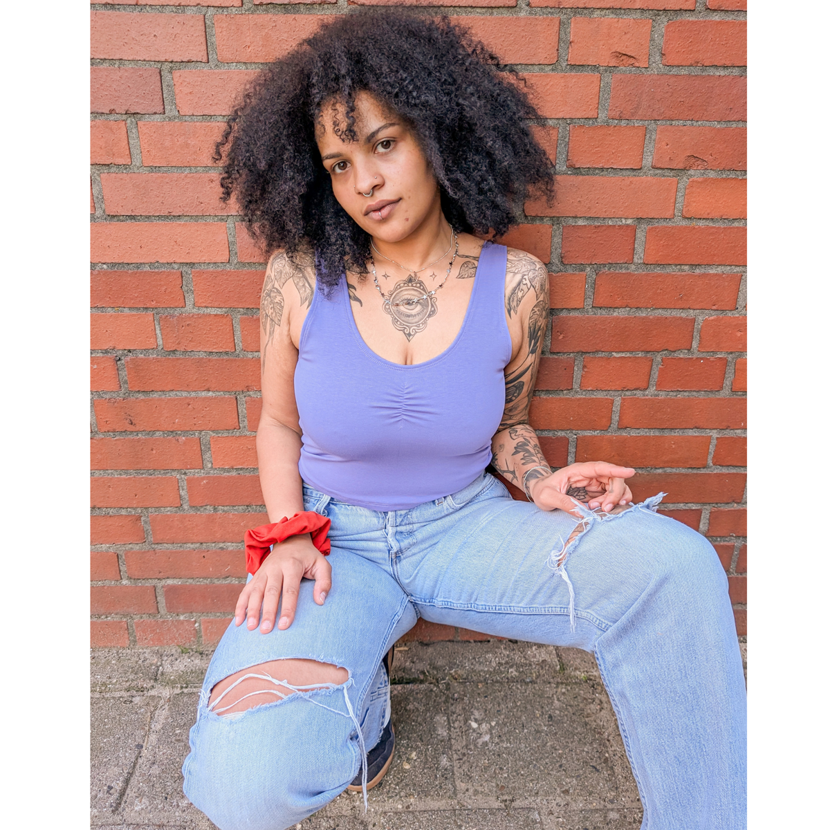 Wild Violet Lola Tank Top (Organic Cotton)