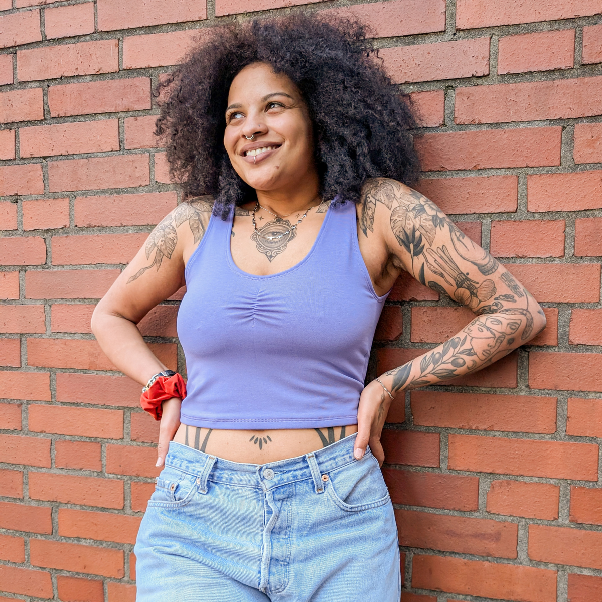 Wild Violet Lola Tank Top (Organic Cotton)