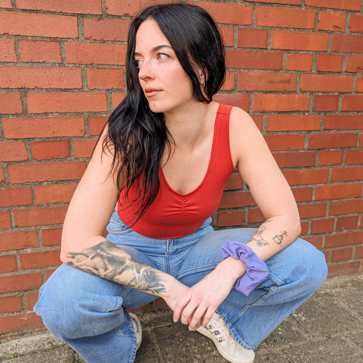 Terracotta Lola Tank Top (Organic Cotton), alternate product view 2