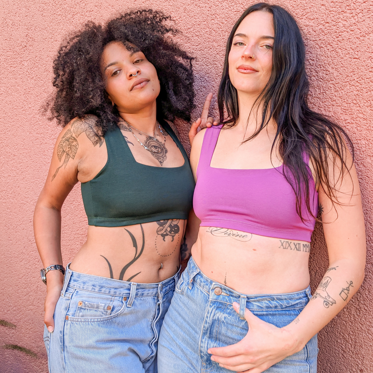 Disco Grape Frankie Bra (Organic Cotton)