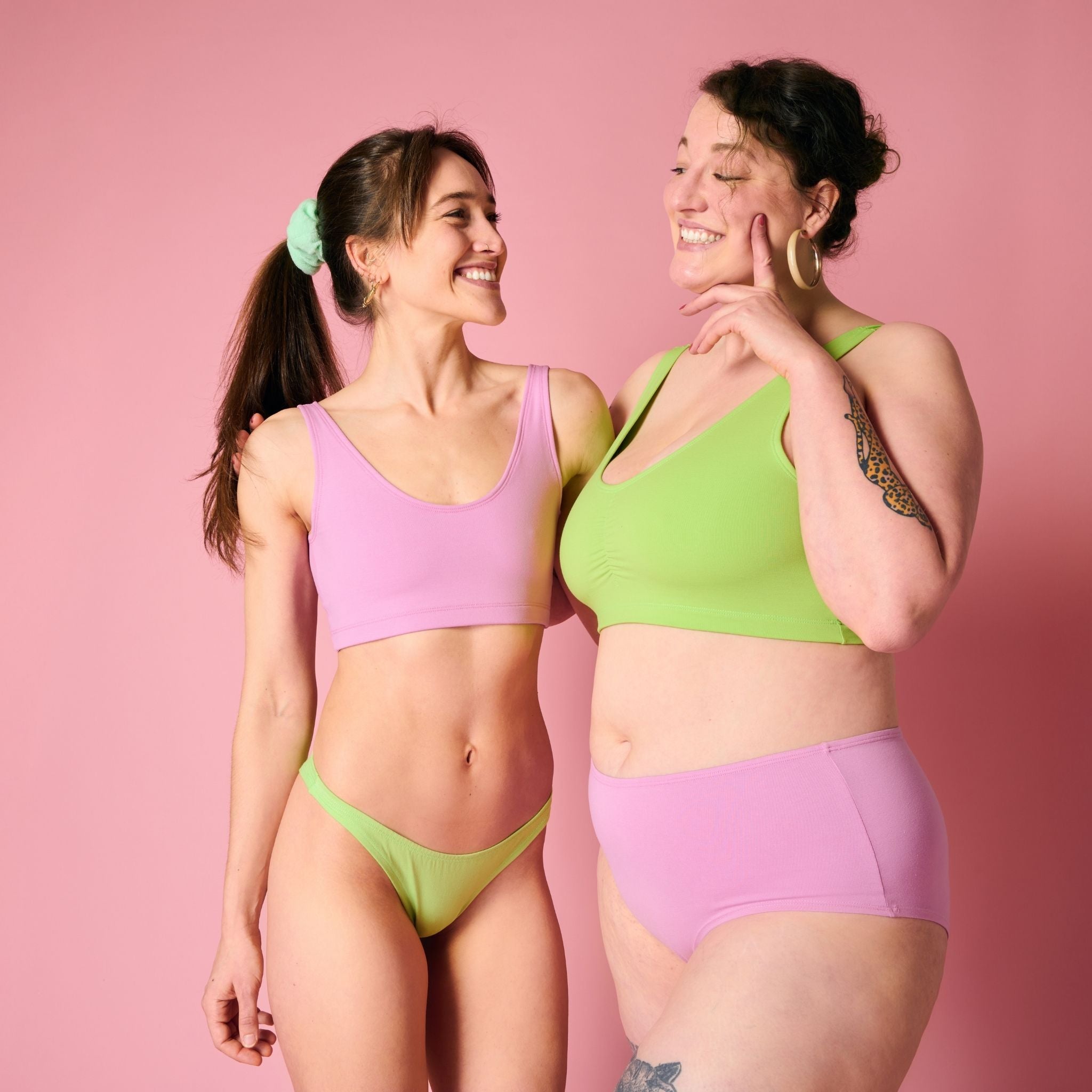 Electric Pistachio Soft-BH aus Bio-Baumwolle