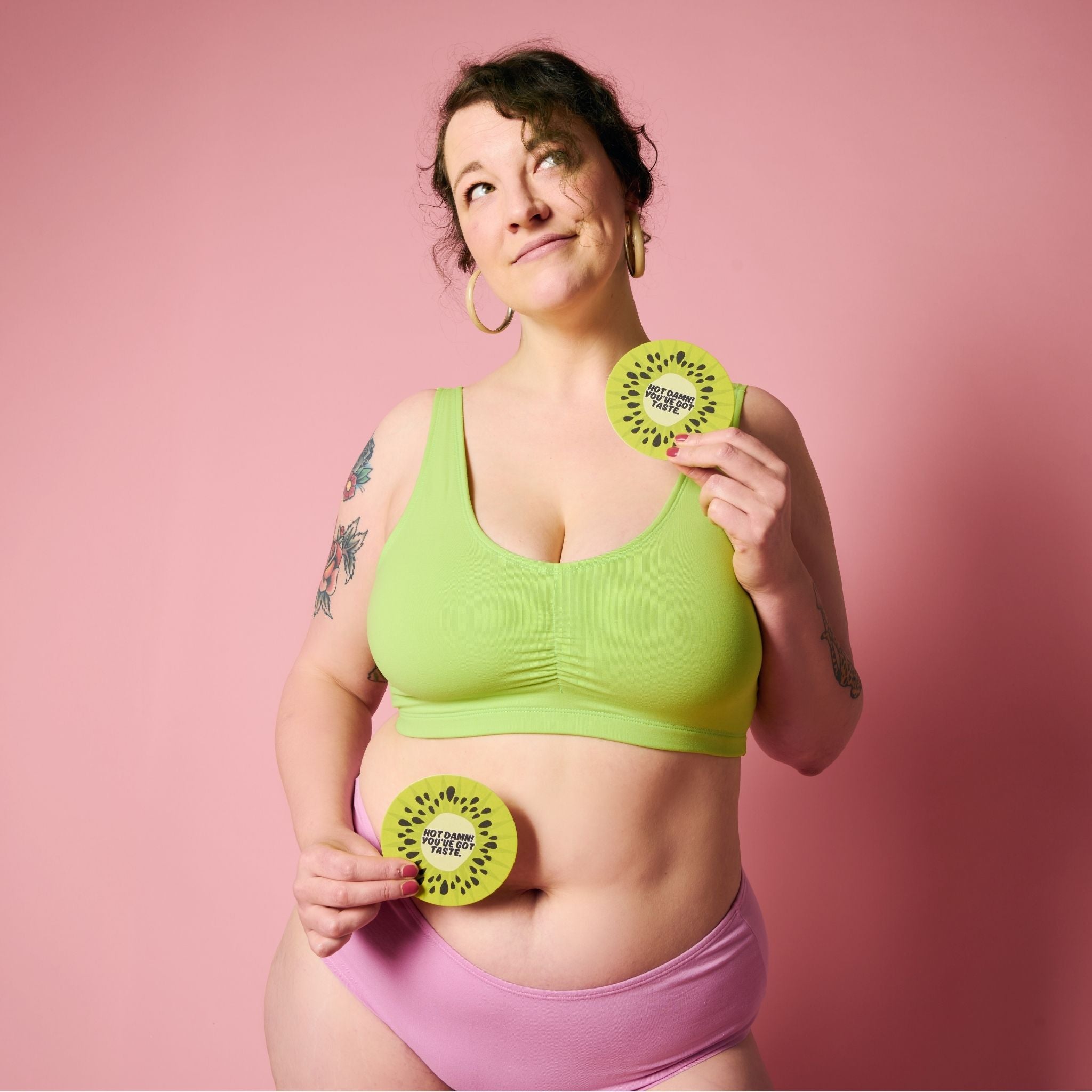 Electric Pistachio Soft-BH aus Bio-Baumwolle