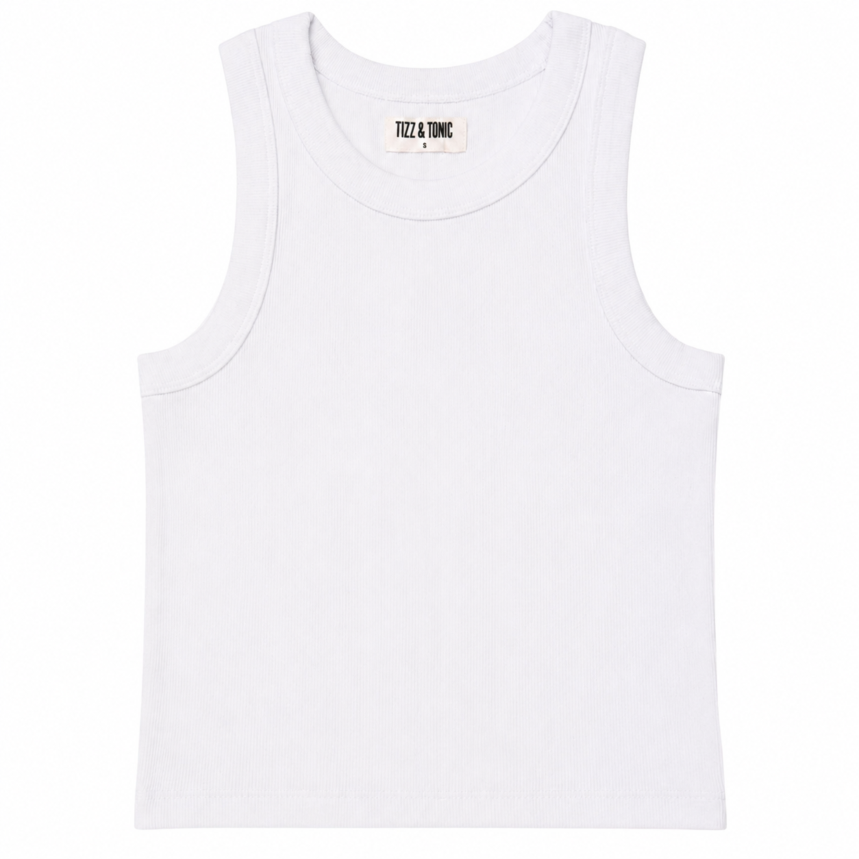 Plain Jane Geripptes Top aus Bio-Baumwolle