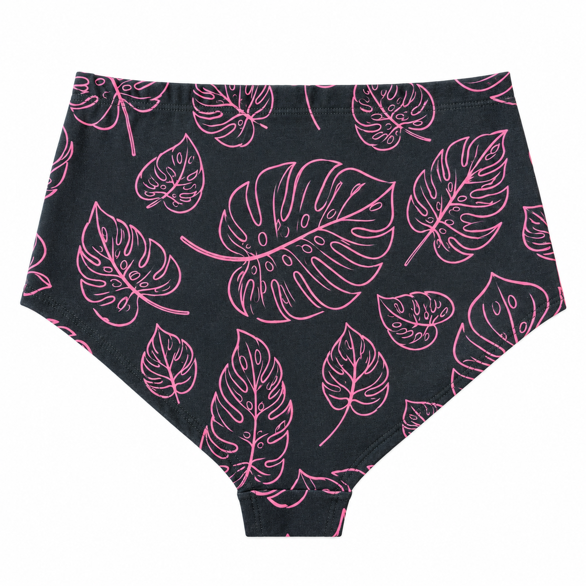 Monstera High Waist Höschen aus Bio-Baumwolle
