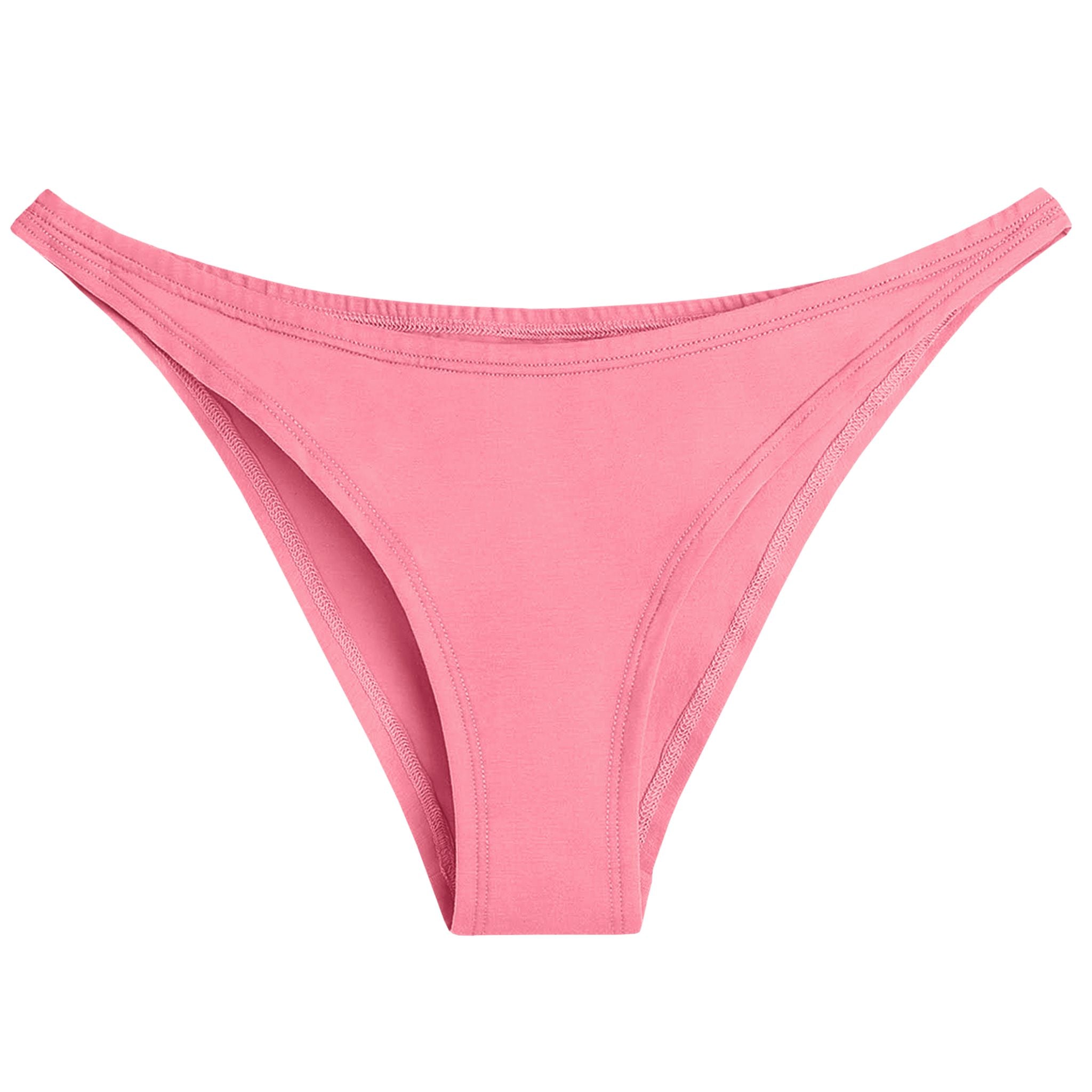  Desert Rose Organic Cotton Brazilian Panty in pink, made of 87% organic cotton and 13% ROICA™ elastane for comfort.