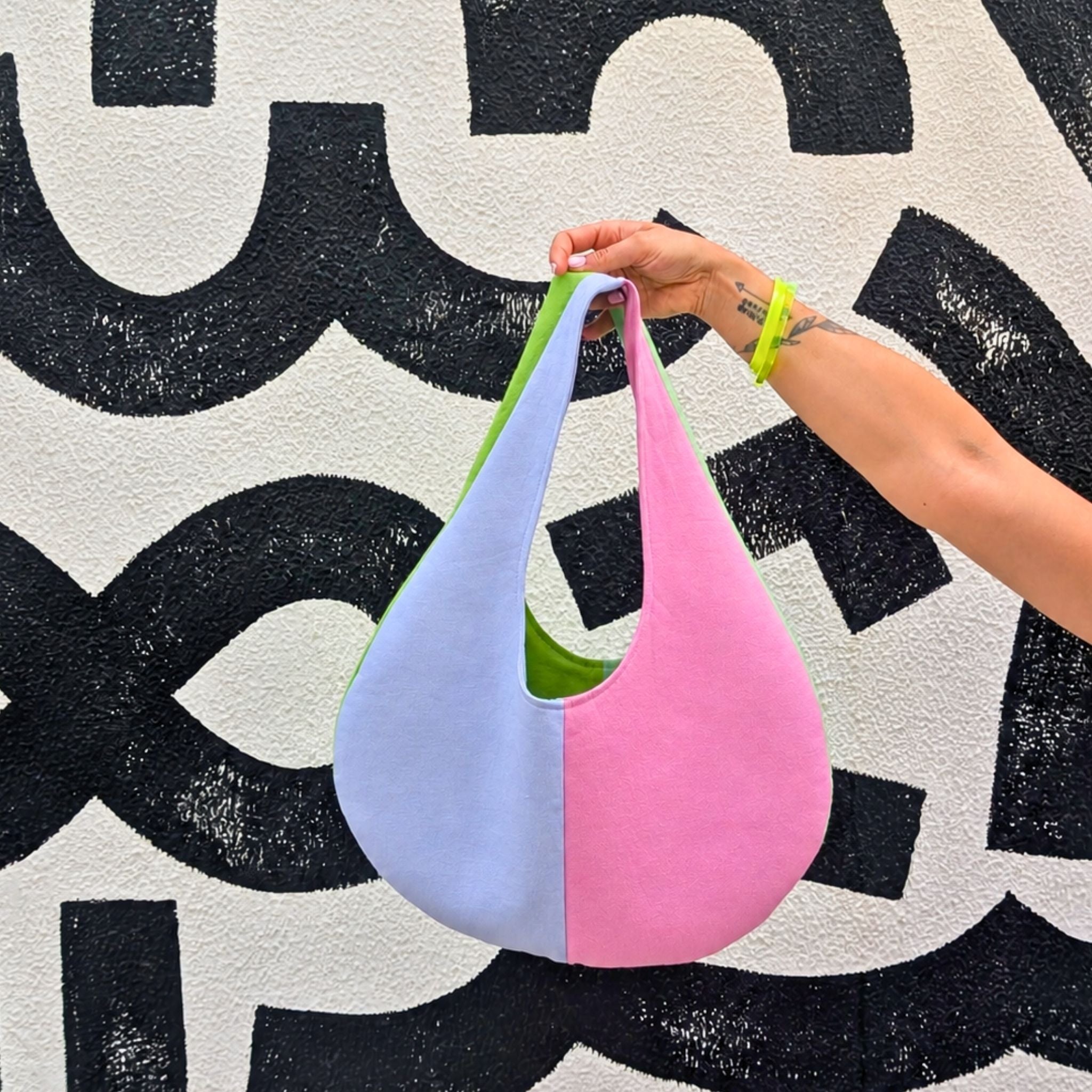 Electro Pop Roundie Bag