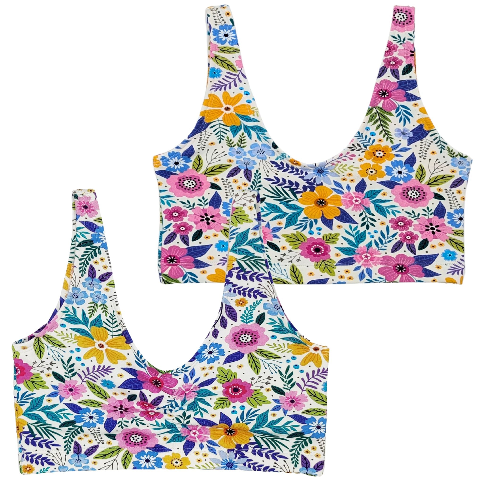 Wildflower Organic Cotton Soft Bra