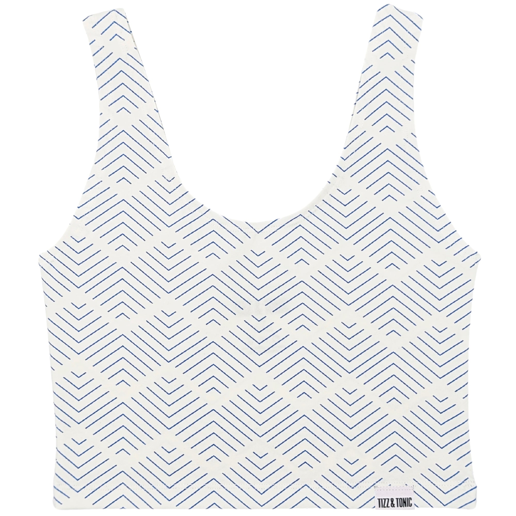 Santorini-Bio-Baumwoll-Cropped-Tank-Top