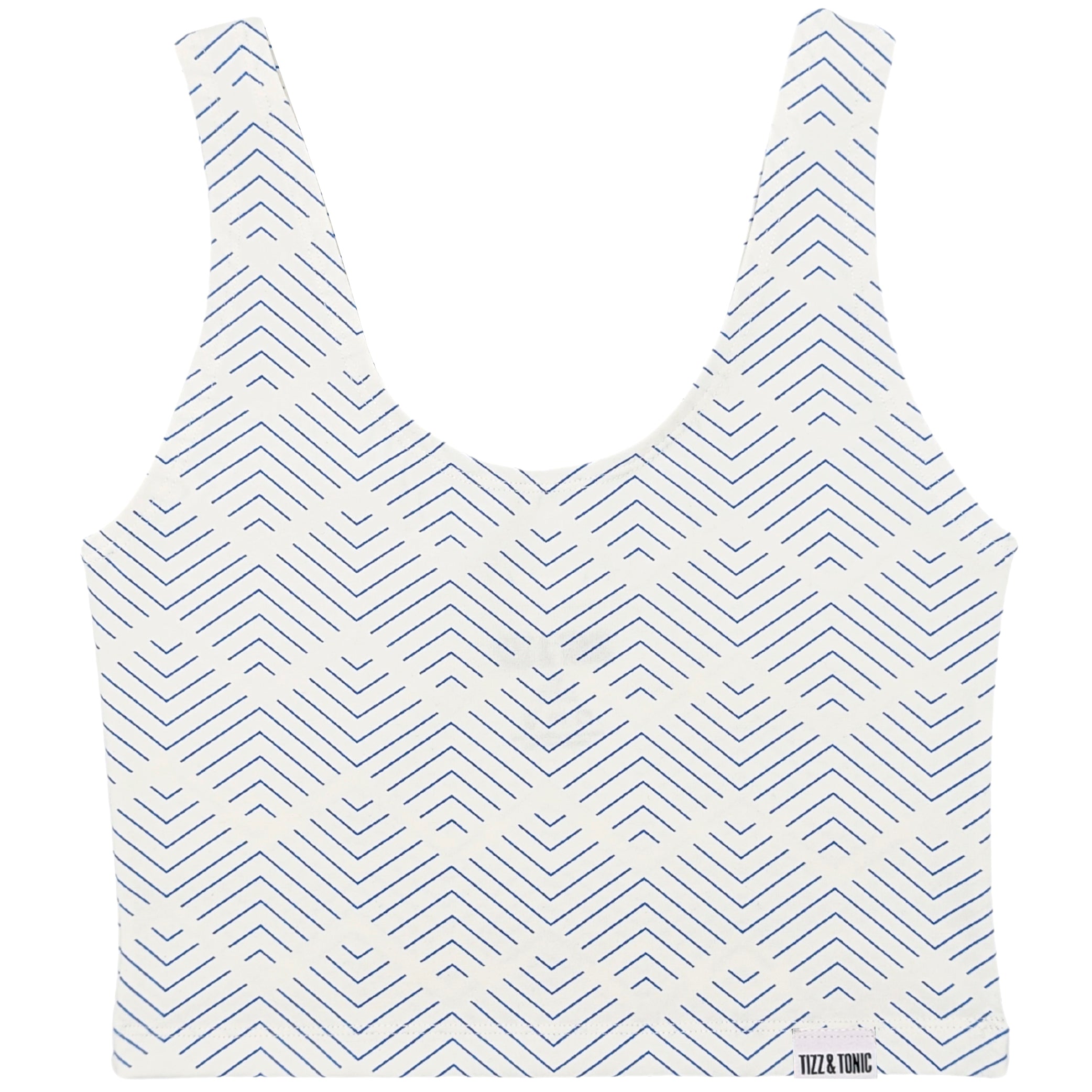 Santorini-Bio-Baumwoll-Cropped-Tank-Top
