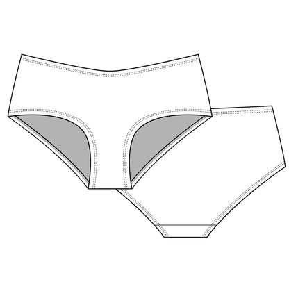 Tiger Lily Organic Cotton Hipster Panty