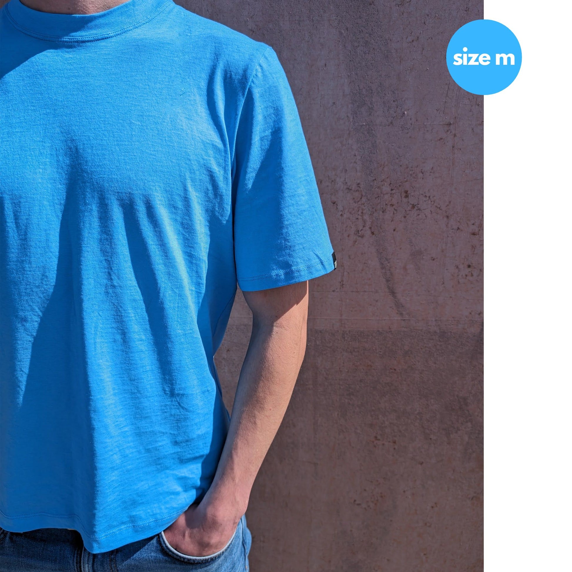 Blue Organic Cotton Unisex T-Shirt