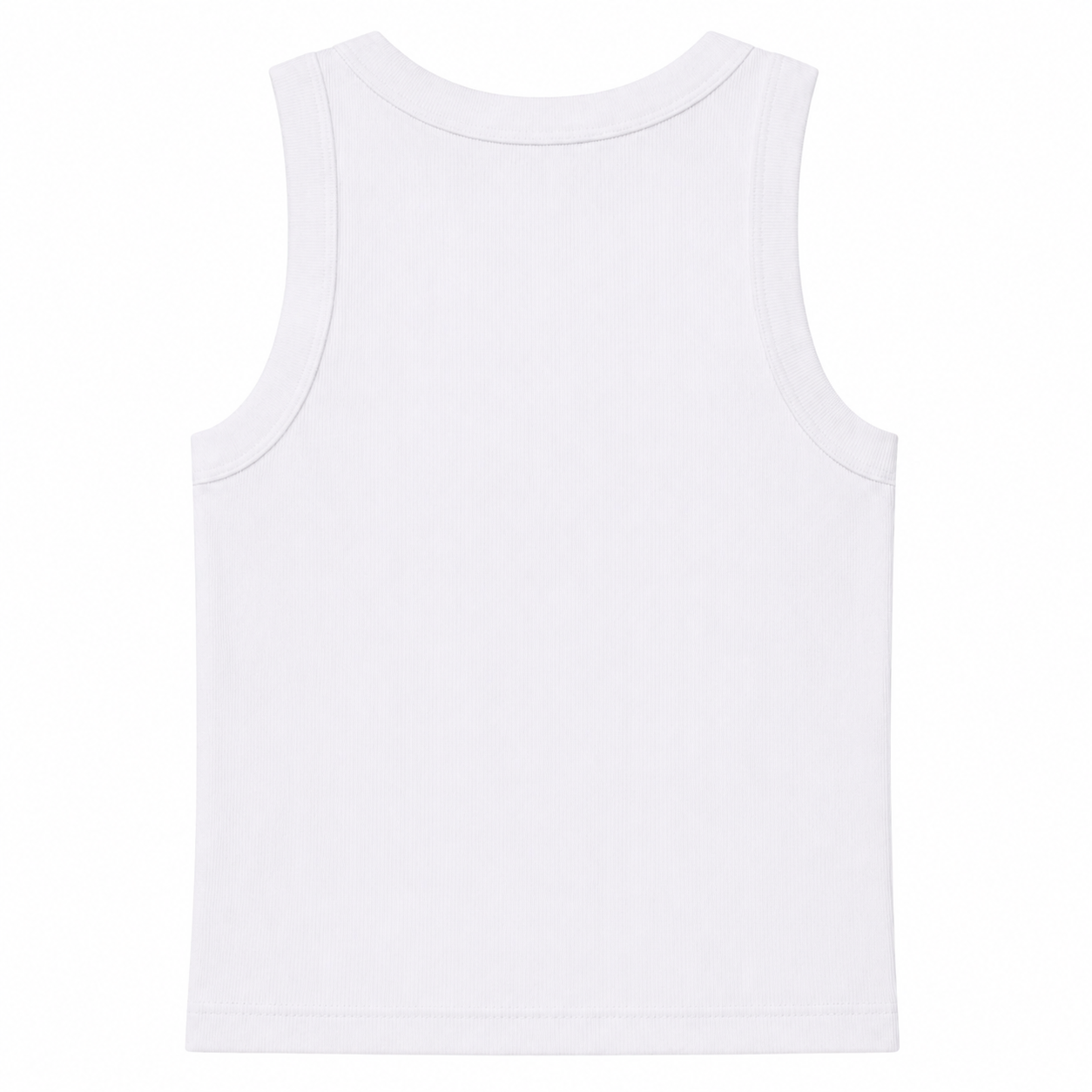 TIZZ & TONIC Jane Ribbed Organic Cotton Tank Top