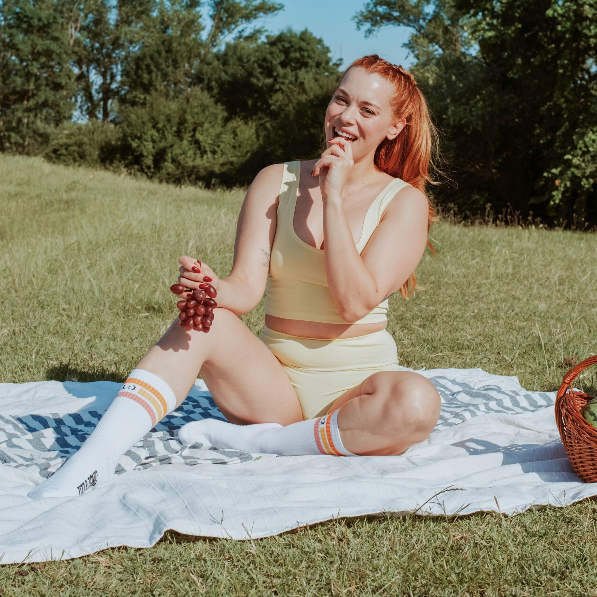 Buttergelb-Bio-Baumwoll-Cropped-Tank-Top