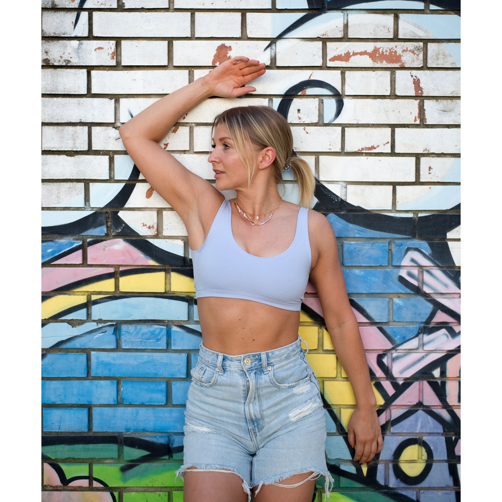 Lavender Organic Cotton Soft Bra