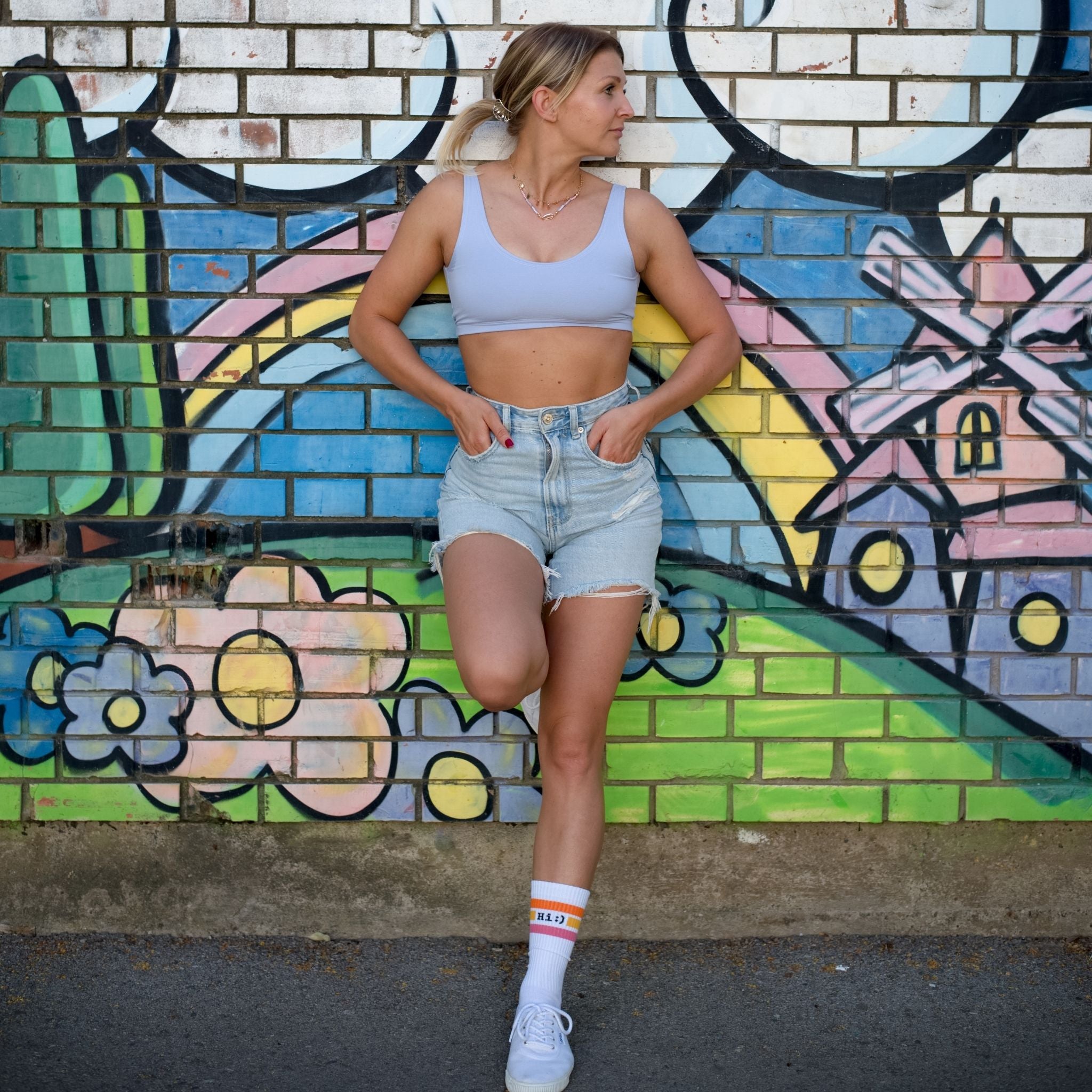 Lavender Organic Cotton Soft Bra