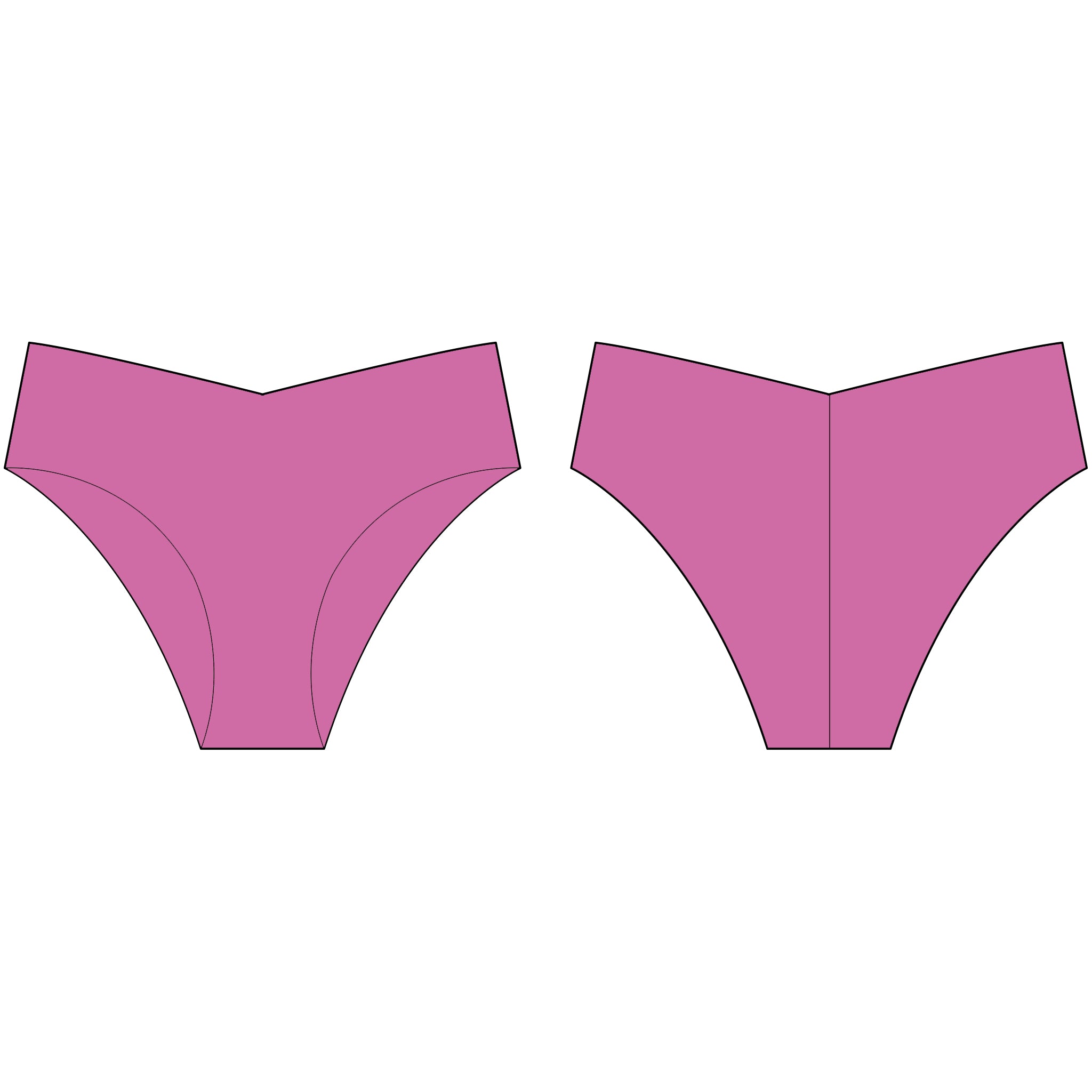 TIZZ TONIC Super Pink Second Skin Bikini Panty