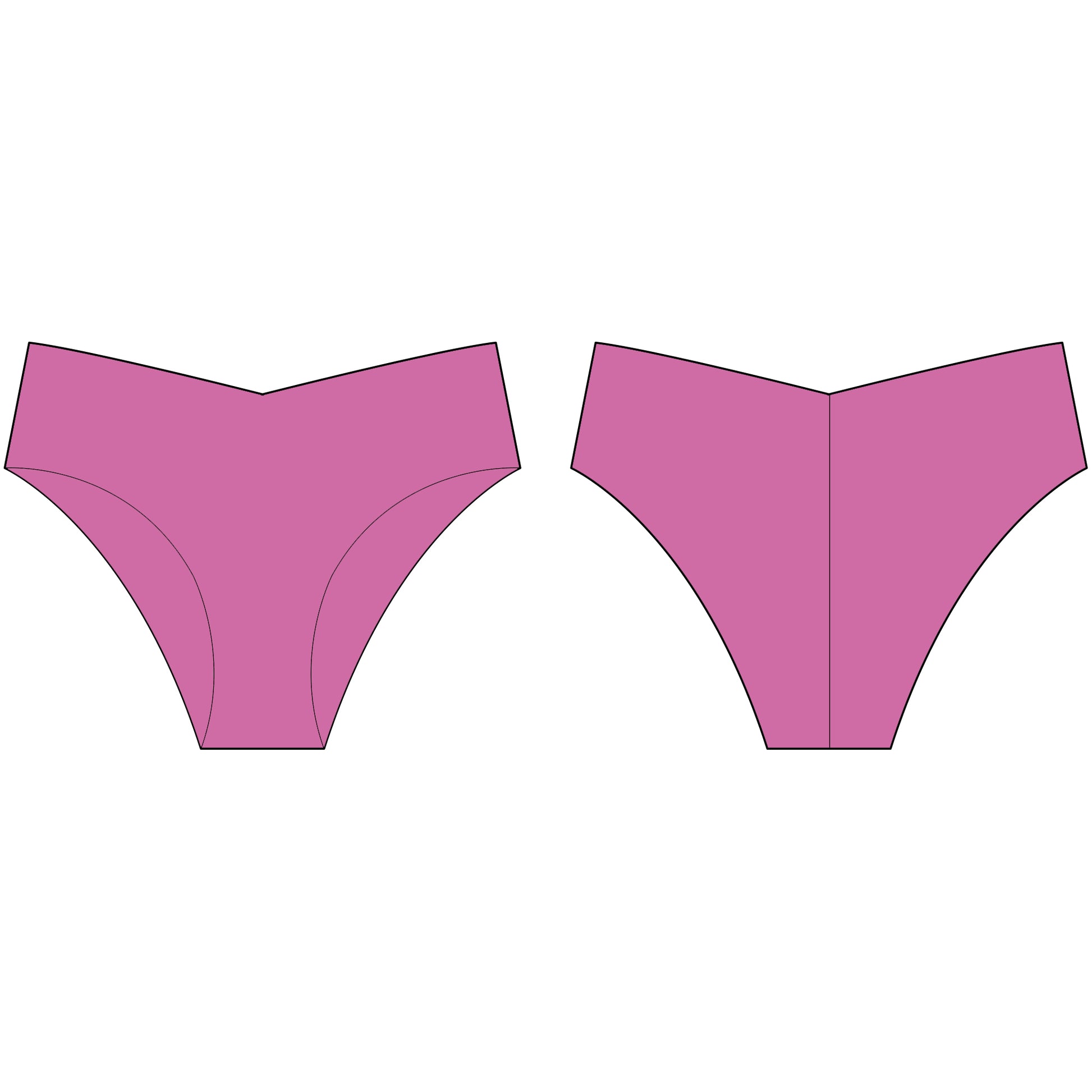 TIZZ & TONIC  Super Pink Second-Skin Bikini Panty